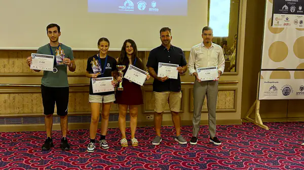Award recipients together at the awards ceremony